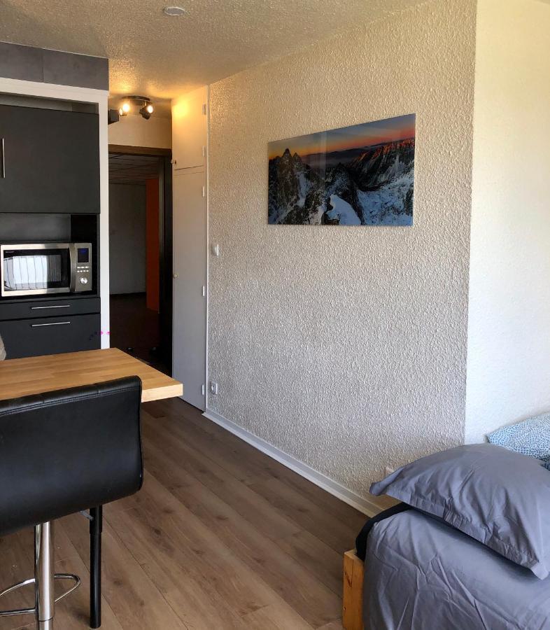 Studio Lumineux Neuf Dans L'Hyper Centre Avec Vue Chamonix Exterior foto